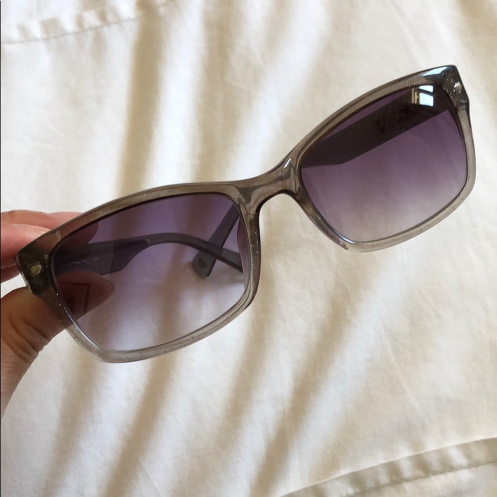 Coach clear grey ombré sunglasses